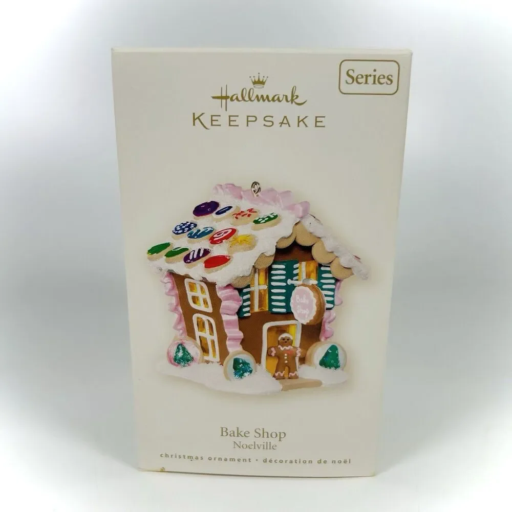 Hallmark Keepsake Bake Shop Noelville 2007 Ornament Second in Series Gingerbread